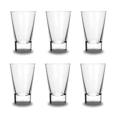 Imagem de Kit Jogo 6 Copos De Vidro 490ml Caipirinha Drink Long Casa Restaurante Hotel Bar Buffet Resistente