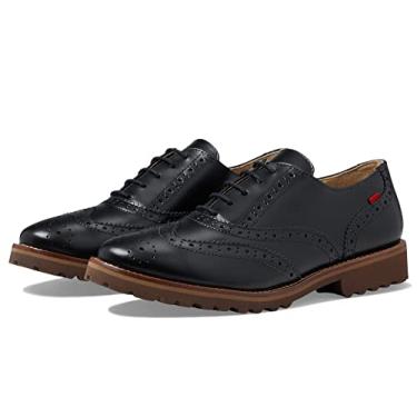 Imagem de Marc Joseph New York™ Tênis feminino Central Park West – cabedal de couro – bico redondo – design com cadarço, Caixa preta, 36