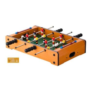 Imagem de Jogo Toto Super Craque 51,5cmx31cmx10,5cm DM Toys Mini Pebolim Infanti