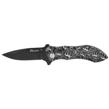 Imagem de Canivete Cimo Tomahawk Punch Hand Inox Cabo Alumínio