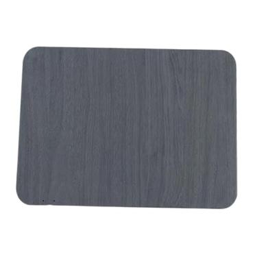 Imagem de AsrMyjcx Mouse Pad Multifuncional sobre Proteção de Temperatura Confortável portátil para os profissionais de desktop esports, Madeira Preta