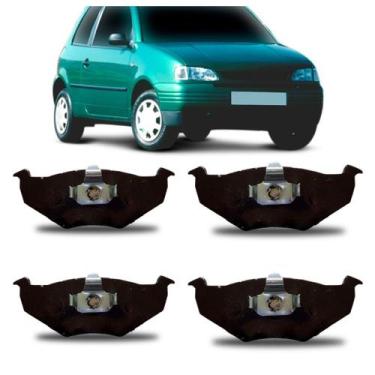 Imagem de Jogo Pastilha Freio Dianteira Polo Cordoba Syl 1046 - METALSYSTEM
