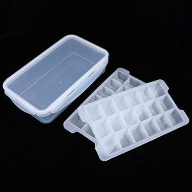 Imagem de Bandeja de Gelo PP de Grau de Comida Com 36 Grades para Cozinha DIY, Molde de Cubos de Gelo Multifuncionais para Coquetéis, Uísque, Frutas, Sucos de Laranja, Com Caixa e Tampa