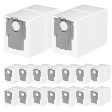 Imagem de 16 pacotes de sacos de pó Q Revo para Qrevo S, S8 MaxV Ultra, S8 Max Ultra, Qrevo MaxV, Qrevo Pro, Qrevo Slim Robot Aspirador, 2,7L de grande capacidade