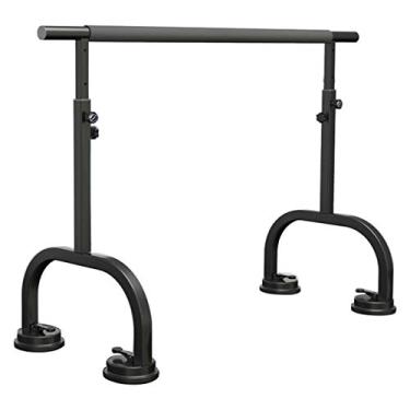 Imagem de Barra de balé portátil, bastão de dança ajustável independente com ventosa, ideal para adultos, crianças, exercícios de alongamento