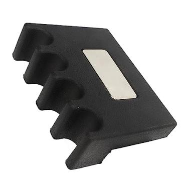 Imagem de Suporte de Sugestão da Piscina, Suporte da Piscina Anti Deslizamento de Garra de Borracha de Borracha Preta Suportes do Bastão de Bastão de Bastão para Colocar Sua Sugestão de Piscina (4 buracos)