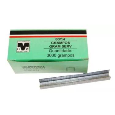 Imagem de Grampo Gramserv 80/14mm 3000pç - Rocama