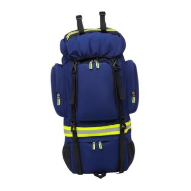 Imagem de menolana Mochila de bolsa de bagagem de caminhada Backpack leve de grande capacidade mochila mochila de armazenamento de emergência para bombeiros ao ar livre