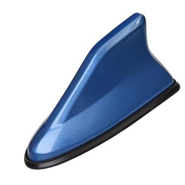 Imagem de Piano Coating Car Roof -Radio Signal Sinal de Tubarão Fin Antenna Exterior Acessórios para Automóveis (Azul)