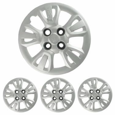 Imagem de Jogo Calota Aro 14 Uno Way 2011 2012 + Selo Resinado