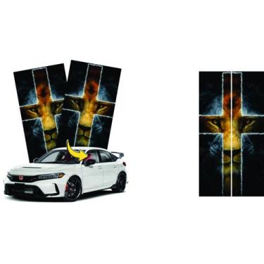 Imagem de Adesivo Personalizado Para Coluna Porta Carro Decorativo 007 - Resitan