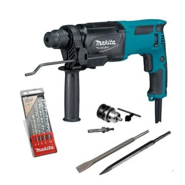Imagem de Martelete Romped Sds-Plus 800W M8701Zb + Kit Brocas 220V - Makita