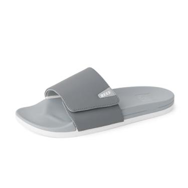 Imagem de REEF Sandália masculina Phantom Slide, Cinza/branco, 45