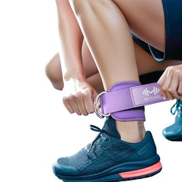 Imagem de Modvel Alça de tornozelo (única) para máquina de cabos – Acessório de academia ajustável e confortável para treinamento de força, levantamento de peso e recuperação de lesões – Suporte acolchoado