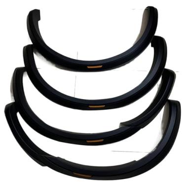Imagem de 3.0" Slim Mudguards Compatível com Ranger 2015-2021 T7 T8 Wildtrak XL XLT MK2 MK3 Fender Flare Roda Arco Peças Preto Car Styling Molding(No SEnor Hole)