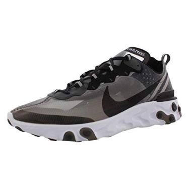 Imagem de Tênis de corrida masculino Nike React Element 87, Anthracite/Black-white, 4