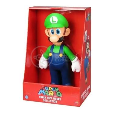 Imagem de Boneco Luigi Grande Super Size 23Cm - Super Mario