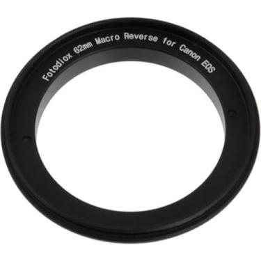 Imagem de Fotodiox 62mm Macro Reverse Mount Adapter para Canon EOS 1D, 1DS, Mark II, III, IV, 1DC, 1DX, D30, D60, 10D, 20D, 20DA, 30D, 40D, 50D, 60D, 60DA, 5D, Mark II, Mark III, 7D, Rebel XT, XTi, XSi, T1, T1i, T2i, T3, T3i, T4, T4i, C300, C500