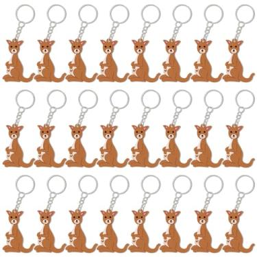 Imagem de CiciBear Pacote Com 24 Chaveiros, Lembrancinhas Para Festa De Aniversário Canguru, Chá Bebê, Animais Da Floresta, Sacola Brindes, Infantil, Recompensas Carnaval