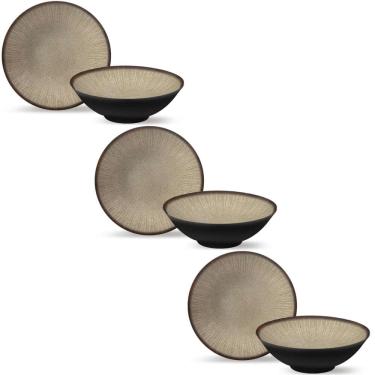 Imagem de Conjunto de 6 Bowls de Cerâmica Mônaco 300ml - Alleanza