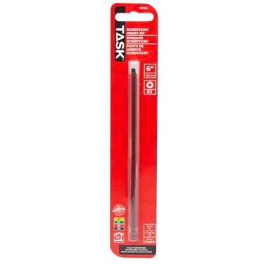 Imagem de Task Tools T67812 Broca de inserção de chave de fenda Robertson de 15 cm, número 2 vermelho