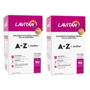 Imagem de Kit 2 Lavitan A-Z Mulher - Polivitamínico 90 Comprimidos - Cimed