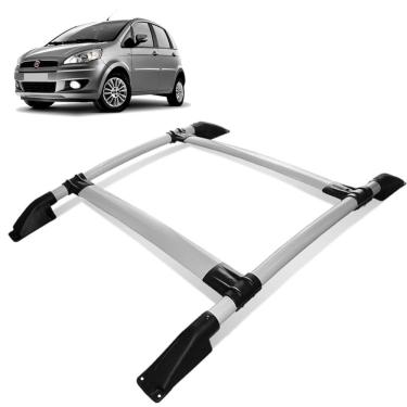 Imagem de Rack de Teto Bagageiro Idea 2006 a 2016 Tubolar Prata