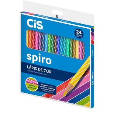 Imagem de  Lápis De Cor Cis Spiro - 24 cores
