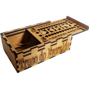 Imagem de Caixinha De Truco - Caixinha De Baralho Personalizavel Mdf - Ecolaser