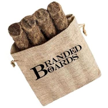 Imagem de Branded Boards Bushcraft Survival Corda de juta gorda encerada e saco de serapilheira