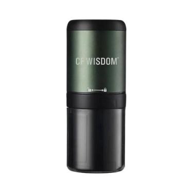 Imagem de Moedor De Café Elétrico Portátil CF WISDOM Burr Com Moagem Ajustável, 