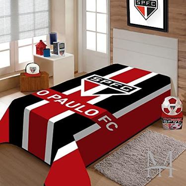 Imagem de Cobertor Casal Raschel 180X220 De Time São Paulo Jolitex Top