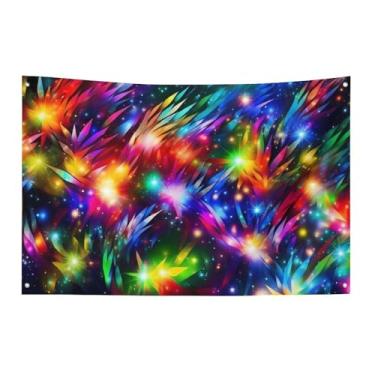 Imagem de Bandeira de arte colorida e brilhante, 9,5 x 1,5 m, não desbota, bandeira de boas-vindas, jardim, quintal, bandeira, decoração de casa, decoração de casa