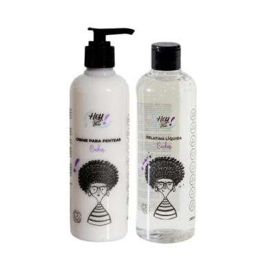 Imagem de Kit Hey You Cachos Creme De Pentear E Gelatina - Hey You