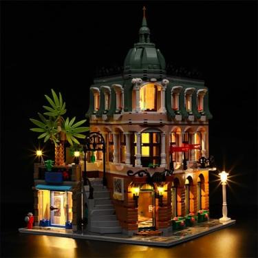 Imagem de MENZAVA LED Light Kit Compatible with 10297 Boutique Hotel Icons Building Blocks Model - Model Set NOT Included