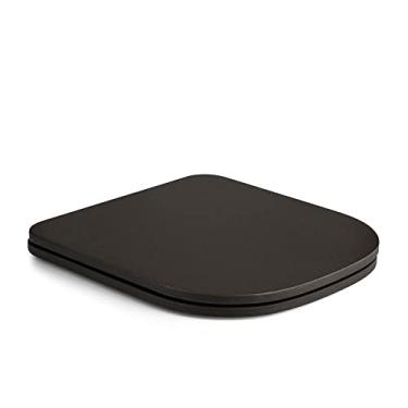Imagem de Assento Sanitário Poliéster Luxo Piano Marrom Fosco para vaso Deca