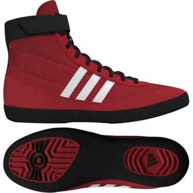Imagem de adidas Tênis de luta livre Combat Speed 4, Vermelho/branco/preto, 38