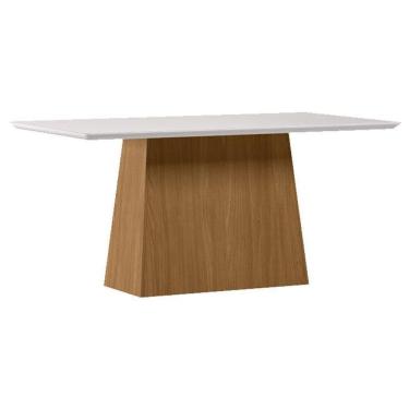 Imagem de Mesa De Jantar 180 Cm Barbara Com Vidro Ype Off White – New Ceval
