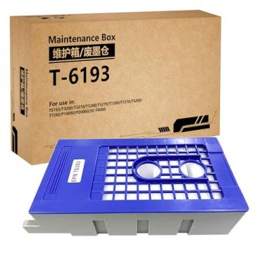 Imagem de HEMEINY Caixa de manutenção de tinta T6193 C13T619300 compatível com SureColor T3000 T5000 T7000 T3200 T5200 T7200 T3080 T5080 T7080 F6000 T3200D T522200D 00D T7 Impressora 200D T7200 T3270 T5270
