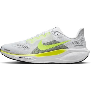 Imagem de NIKE Tênis masculino Air Zoom Pegasus 40, Branco Volt, preto, 7 US