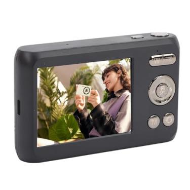 Imagem de Acouto 4K 64MP Auto Focus Câmera Digital 16x Digital Zoom 2,7 Polegadas Tela 1080p Gravação de Vídeo Câmera de Viagem Compacta Com Bateria de 750mAh para Iniciantes Fotografia de Viagem (BLACK)