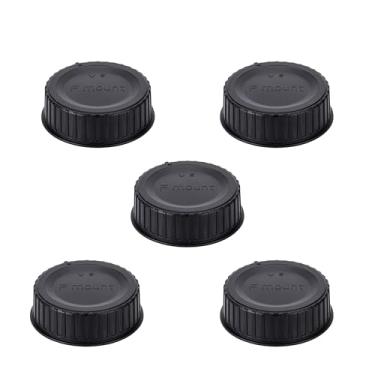 Imagem de JJC Pacote com 5 tampas de lente traseira para lentes Nikon F Mount, substitui a tampa contra poeira de lente Nikon LF-4 para Nikon DSLR D850 D810 D780 D750 D7500 D7200 D5600 D5500 D5300 D3500 D3400