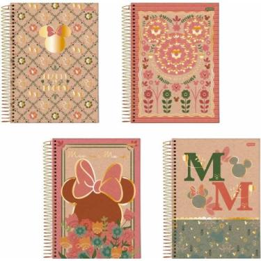 Imagem de Caderno Capa Dura Mickey.minnie ARTS KRAFT Capa Dura, 160 Folhas, Apli