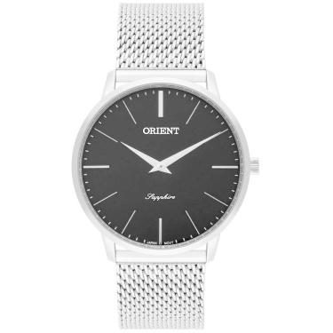 Imagem de Relógio Masculino Orient Slim Mbsss007 P1Sx Preto Safira