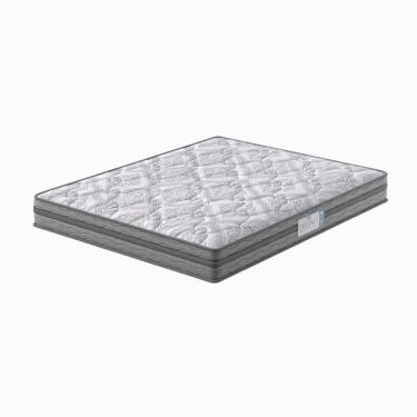 Imagem de Colchão Queen Espuma D40 Hiper Firme Probel 22cm Branco/Cinza