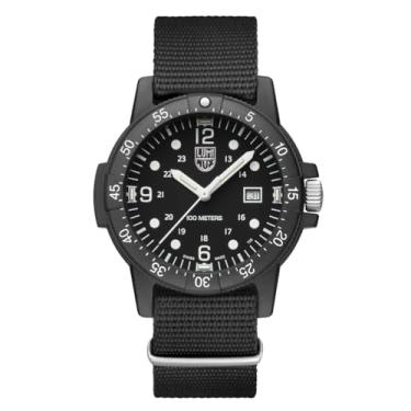 Imagem de Luminox - Sea Bass X3.BZ01.1 - Relógio masculino de mergulho - Relógios masculinos - 44 mm - Quartzo suíço - Resistente à água 100 m - Cristal mineral - Caixa CARBONOX - Sempre visível - Feito na