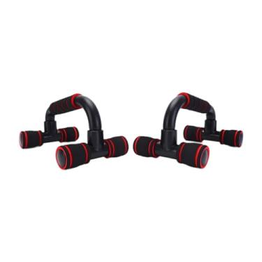 Imagem de Zxpjkyu Alças de Flexão, Suportes, Mini Bombas, Barras Paralelas Portáteis para Treinamento de Força, Alças de Flexão de Fitness para Academia em, Vermelho