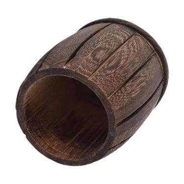 Imagem de YIJU Porta-lápis de madeira, porta-canetas, copo, lembrancinha de festa, organizador de mesa, caixa para escola, sala de aula, maquiagem, pincel, colorir,