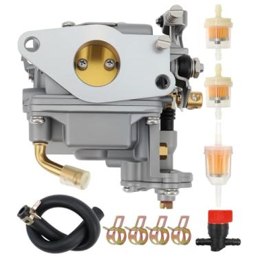 Imagem de Para carburador 3303-895110T01 adequado para motor de popa Mercury Mercruiser Quicksilver 8HP 9,9HP 4 tempos 2006-2008, substitui 303-895110T11 3303-8M0104462 1300-8M01677 272