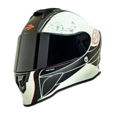 Imagem de Capacete Moto Mormaii M1 Dynamic Ice Branco Gelo